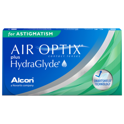 Air Optix plus HydraGlyde for Astigmatism torische maandlenzen van Alcon, 6-pack