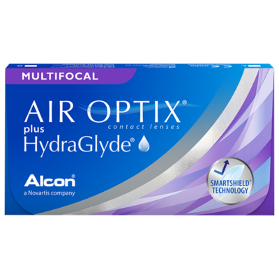 Air Optix plus HydraGlyde Multifocal maandlenzen van Alcon, 6-pack