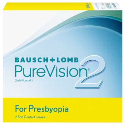 PureVision2 for Presbyopia multifocale maandlenzen van Bausch + Lomb, 6-pack