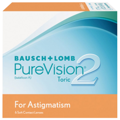 PureVision2 HD for Astigmatism torische maandlenzen van Bausch + Lomb, 6-pack