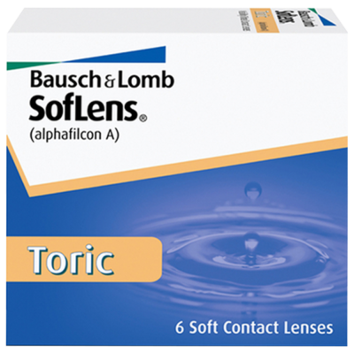 SofLens Toric for Astigmatism maandlenzen van Bausch + Lomb, 6-pack