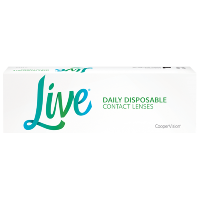 Live daily disposable daglenzen van CooperVision, 30-pack